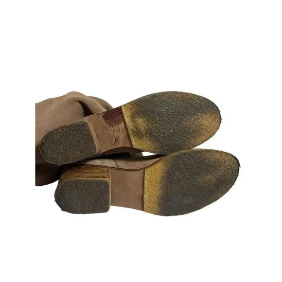 Pura Lopez Suede Leather Knee High Brown Riding Boots Women's Size EUR 40 - Picture 5 of 7